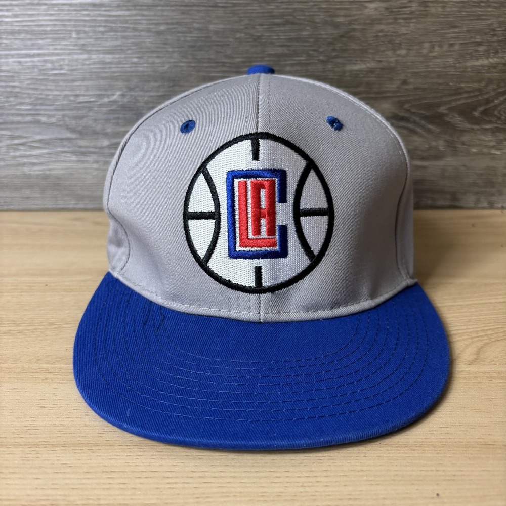 Los Angeles Clippers Hat Cap Snap Back Gray NBA Basketball Agua Caliente Mens